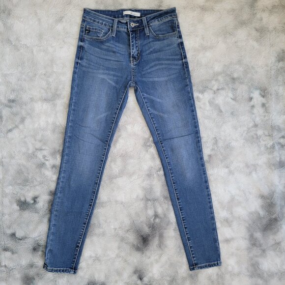 EUC KanCan Estilo Mid-Rise Stretch Skinny Denim Jeans Women's 26 - Picture 2 of 7